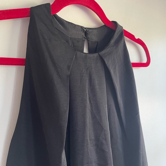 Mango High Neck Sleeveless Black A Line Dress Size XS - Picture 2 of 5